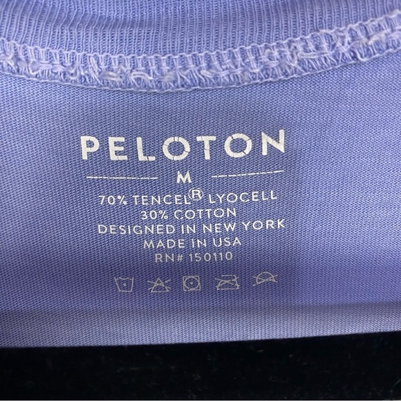 Peloton purple tank top cycling workout running biking - Picture 3 of 3